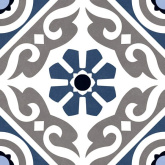 Керамогранит Laparet Kingstone Blue голубой матовый карвинг (19,6х19,6) на сайте domix.by