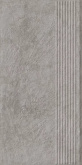 Клинкерная плитка Ceramika Paradyz Carrizo Grey ступень структура матовая (30x60) на сайте domix.by