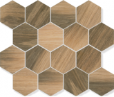 Плитка Ceramika Paradyz Wood Natural Heksagon структура mat (22х22,5) на сайте domix.by