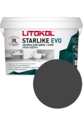 Фуга для плитки Litokol Starlike Evo S.140 Nero Grafite (1 кг) на сайте domix.by