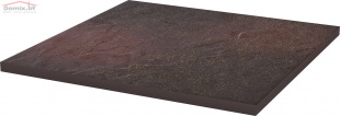 Клинкерная плитка Ceramika Paradyz Semir rosa базовая структурная (30x30)