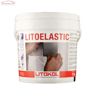 Эпоксидно-полиуретановый клей для плитки Litokol Litoelastic (5кг)
