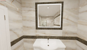 Плитка под оникс в интерьере ванной комнаты: сияние роскоши