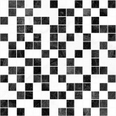 Мозаика Laparet Crystal чёрный+белый (30х30) на сайте domix.by