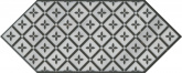 Плитка Kerama Marazzi Келуш черно белый 5 декор (14х34) арт. HGD\A484\35006 на сайте domix.by