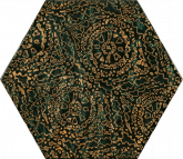 Плитка Ceramika Paradyz Urban Colours Green Inserto Heksagon A (19,8х17,1) на сайте domix.by