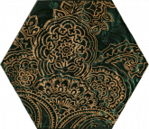 Плитка Ceramika Paradyz Urban Colours Green Inserto Heksagon B (19,8х17,1) на сайте domix.by
