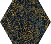 Плитка Ceramika Paradyz Urban Colours Blue Inserto Heksagon A (19,8х17,1) на сайте domix.by